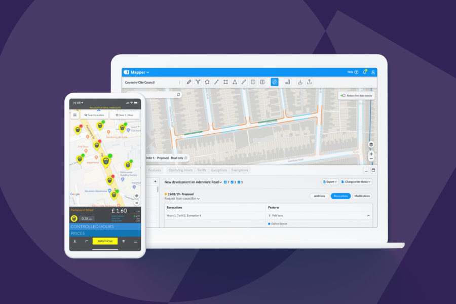 AppyWay's nominated products, Mapper and Smart City Parking