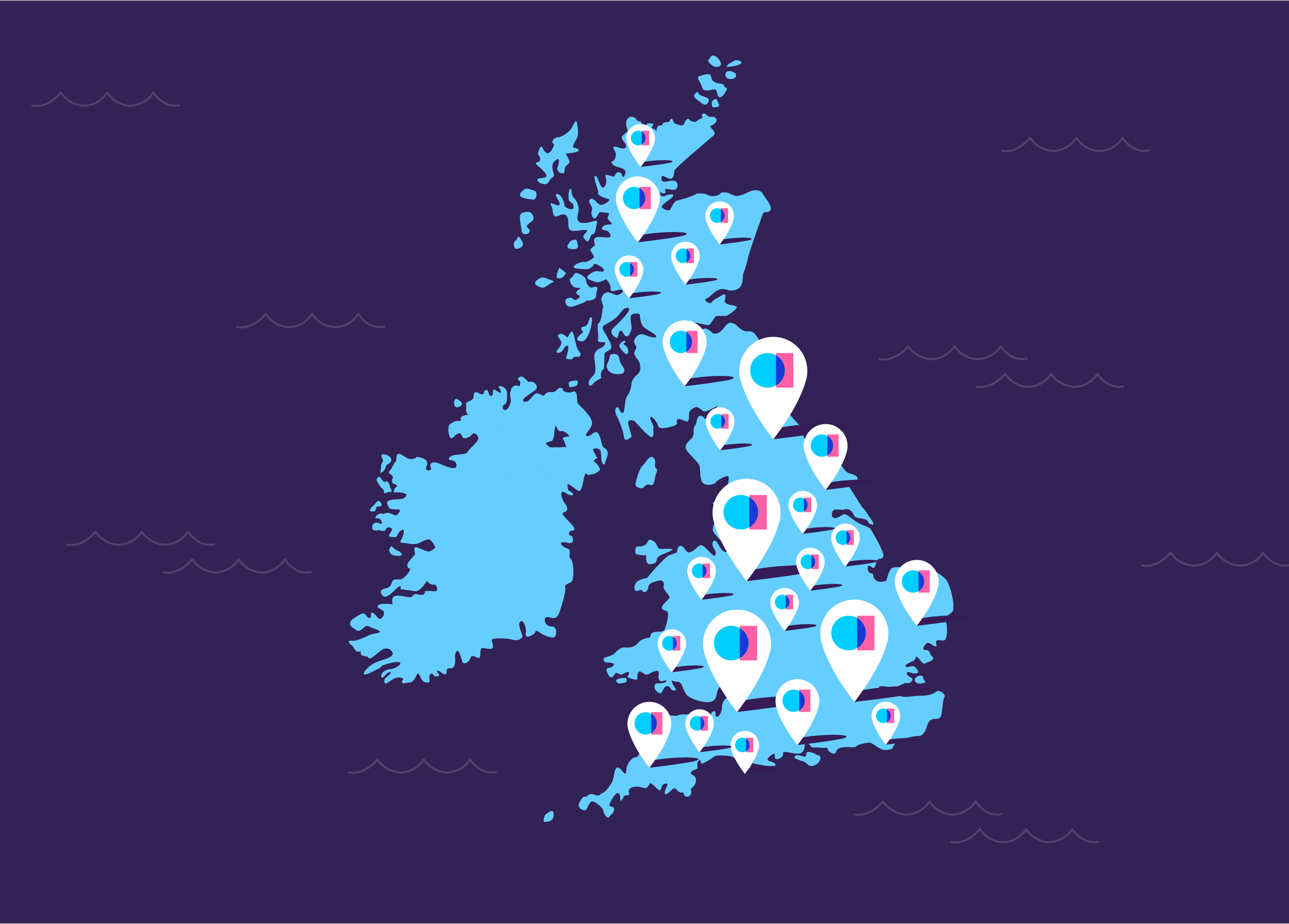 AppyWay has mapped 450 UK towns